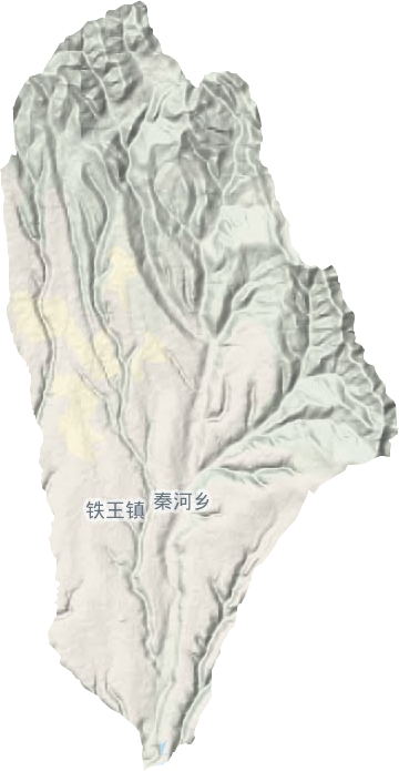 铁王镇地形地图