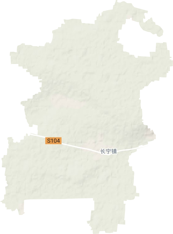 长宁镇地形地图