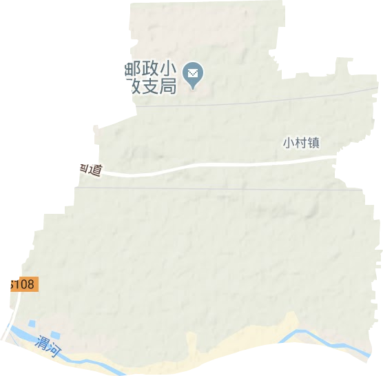 小村镇地形地图
