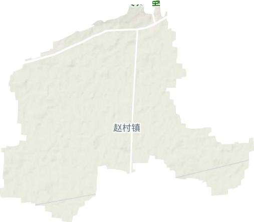 赵村镇地形地图
