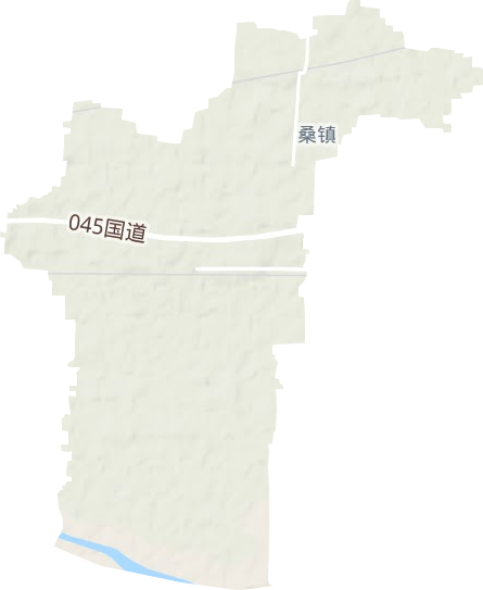 桑镇地形地图