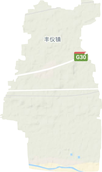 丰仪镇地形地图