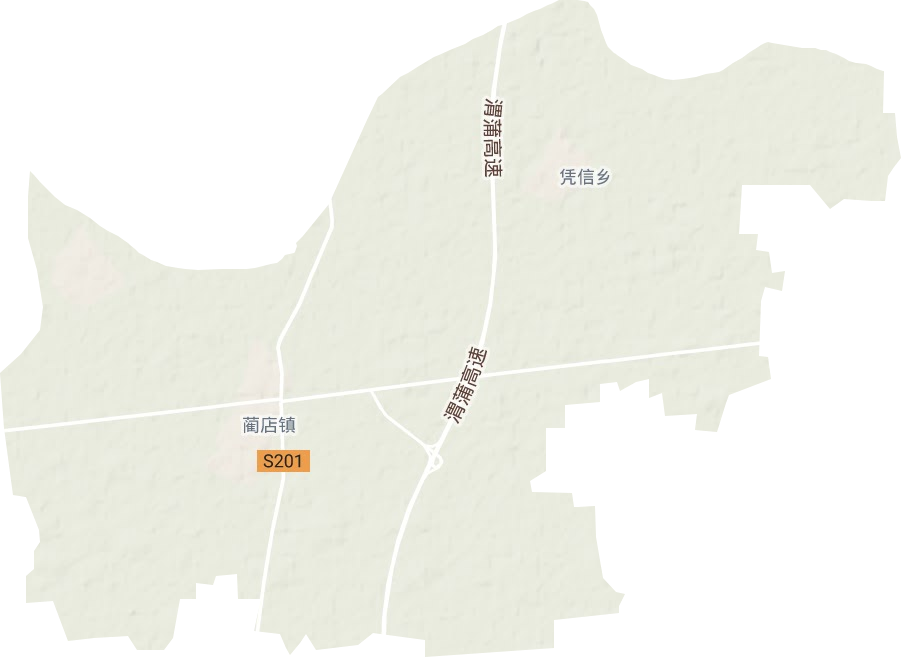 蔺店镇地形地图