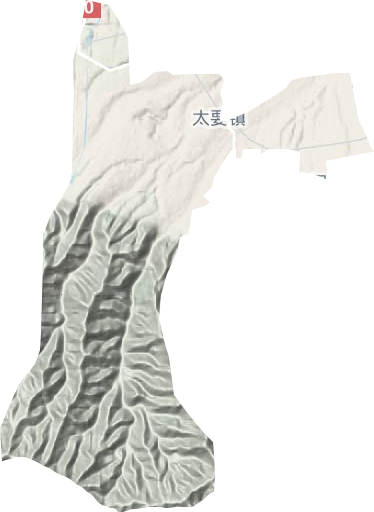 太要镇地形地图