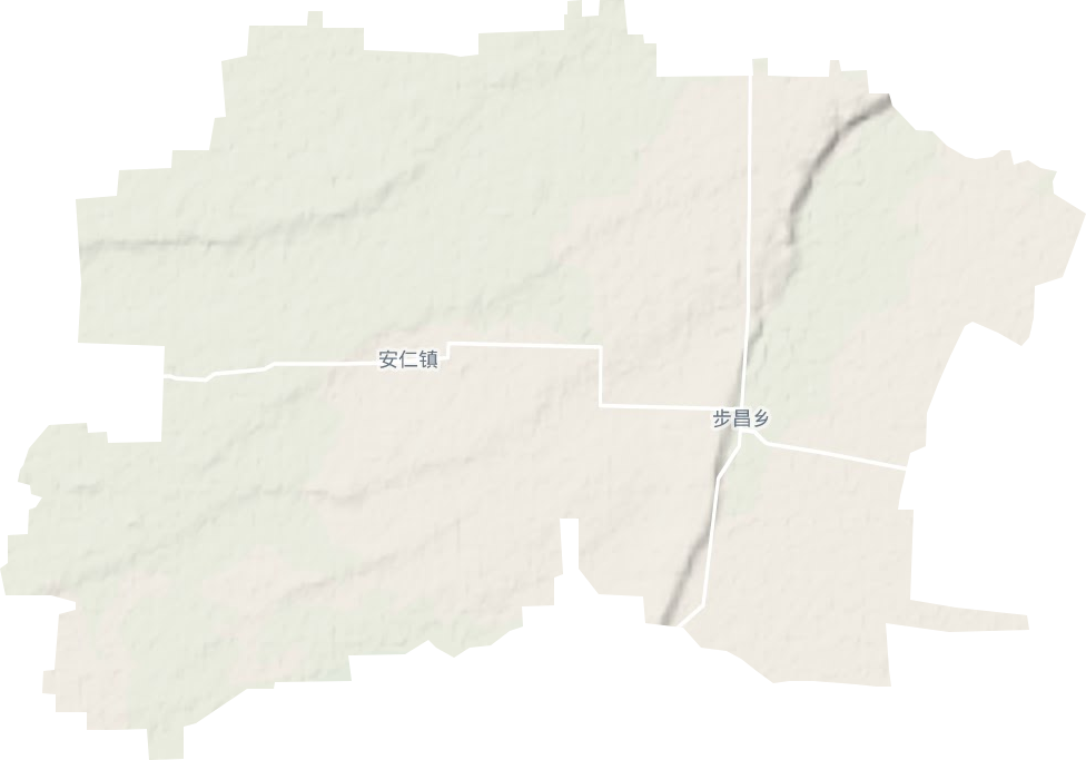 安仁镇地形地图