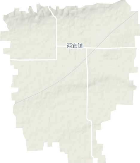两宜镇地形地图