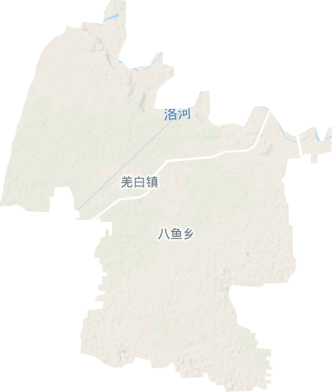 羌白镇地形地图