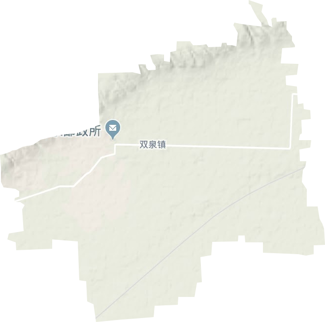 双泉镇地形地图