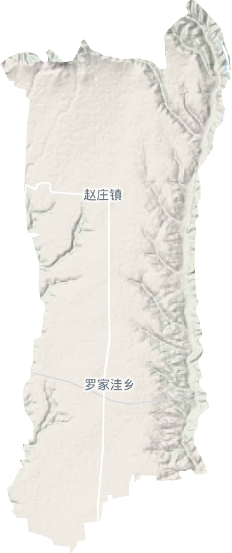 赵庄镇地形地图