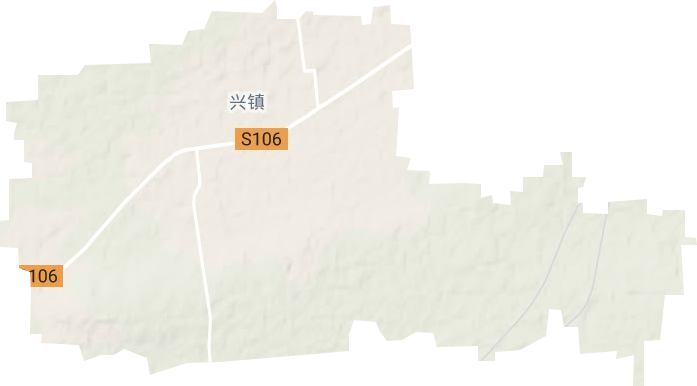 兴镇地形地图