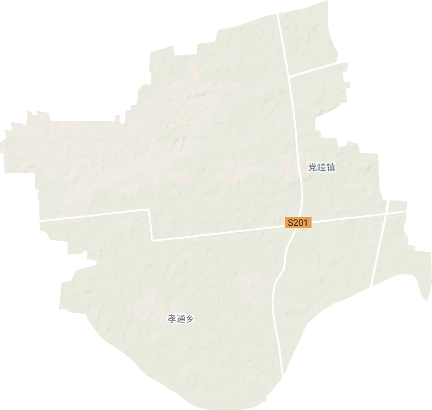 党睦镇地形地图