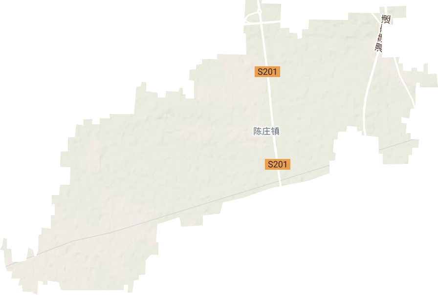 陈庄镇地形地图