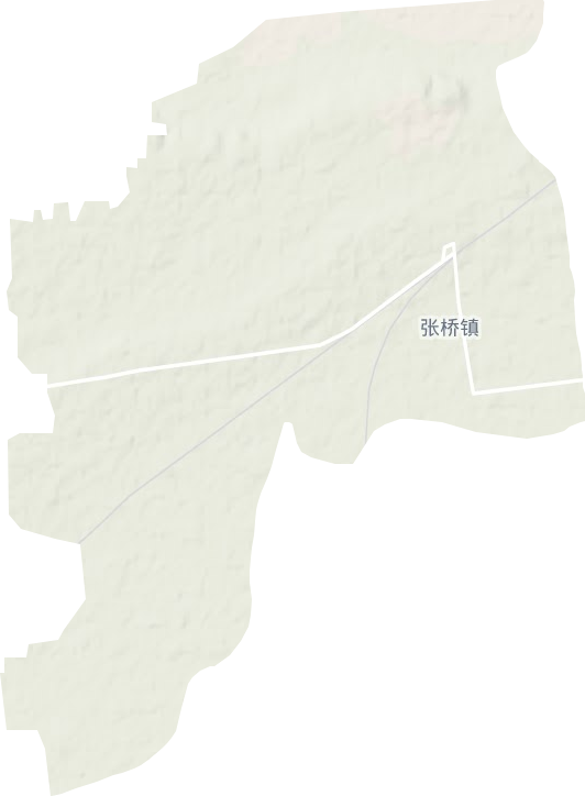 张桥镇地形地图