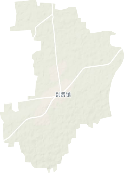 到贤镇地形地图
