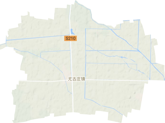 尤古庄镇地形地图