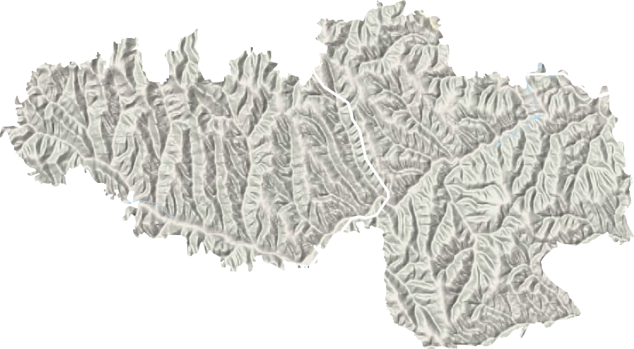 杨家圪台镇地形地图
