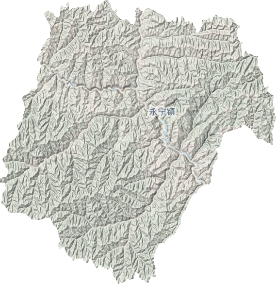 永宁镇地形地图