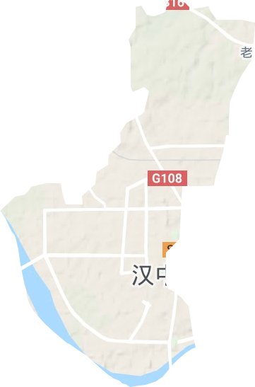 北关街道地形地图