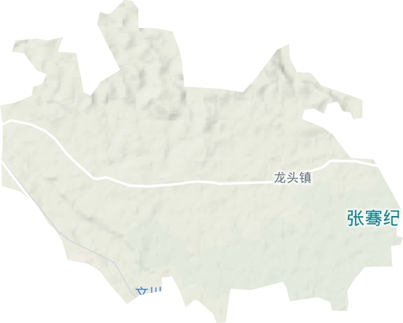 龙头镇地形地图