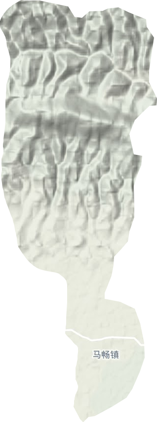 马畅镇地形地图