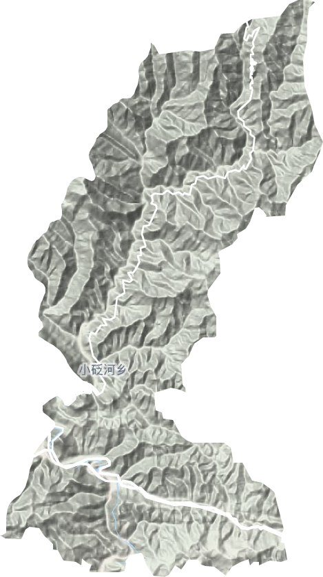 茶店镇地形地图