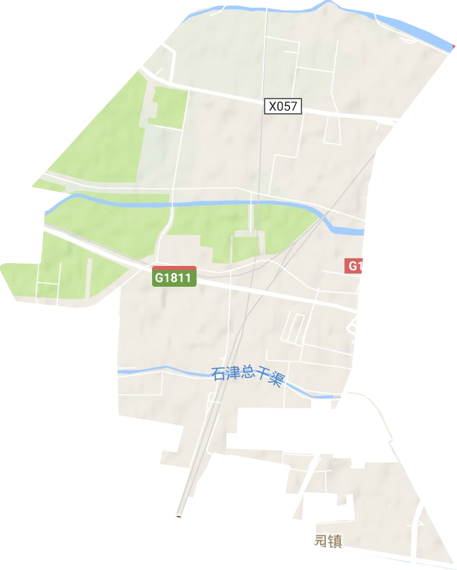 桃园镇地形地图