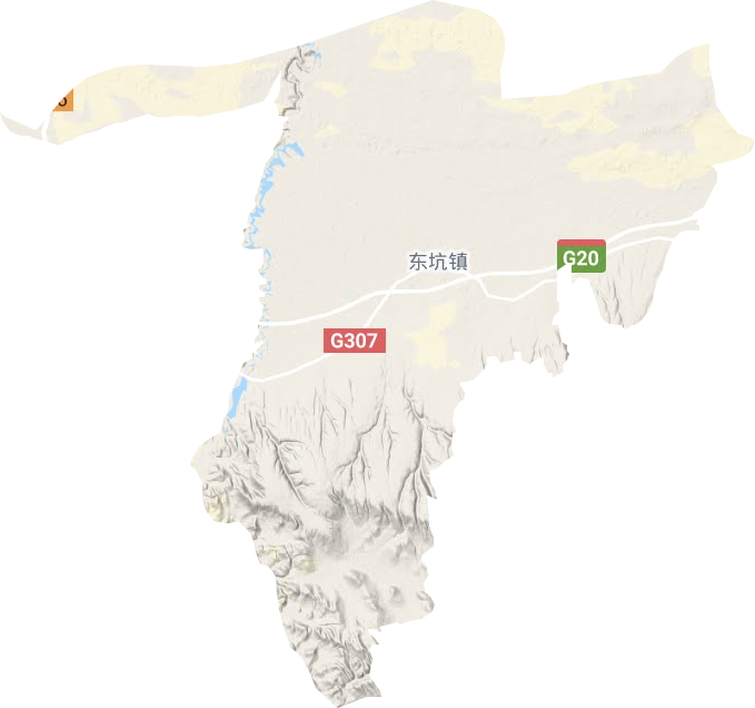 东坑镇地形地图