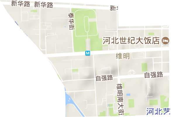维明街道地形地图