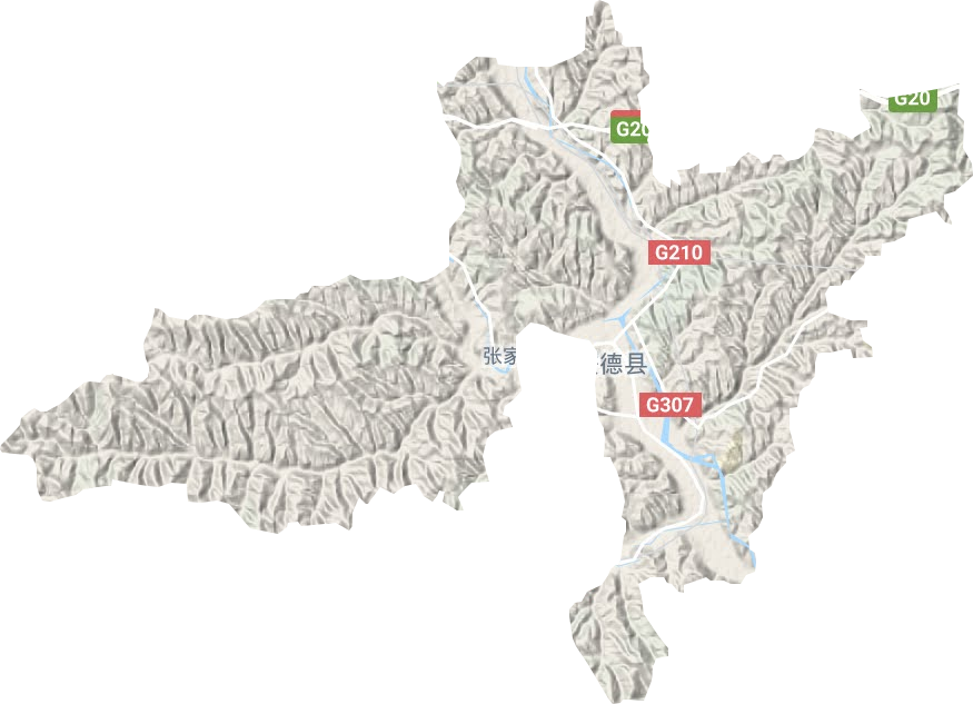 名州镇地形地图