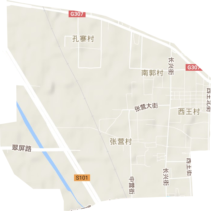长兴街道地形地图