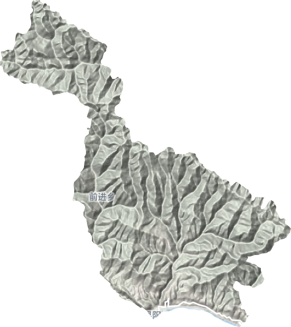 早阳镇地形地图
