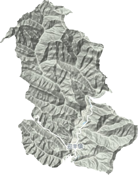 迎丰镇地形地图