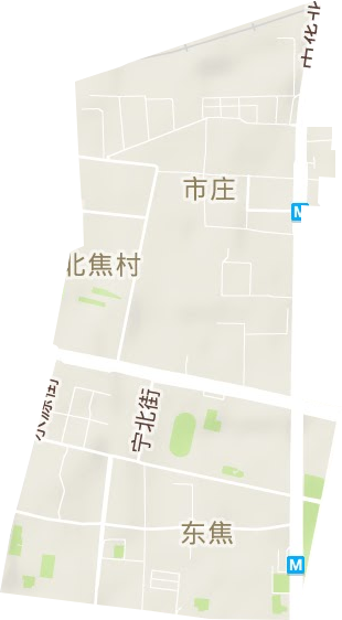 东焦街道地形地图