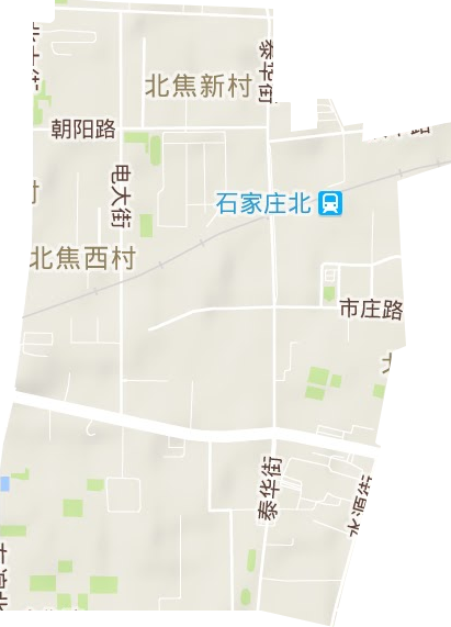 合作路街道地形地图