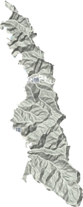 堰门镇地形地图