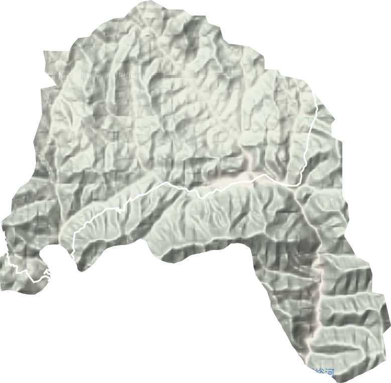 黑山镇地形地图