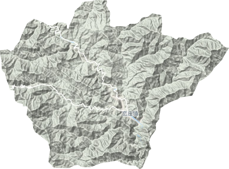 峦庄镇地形地图