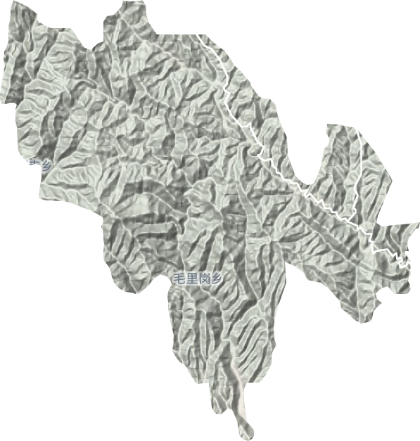 寺坪镇地形地图