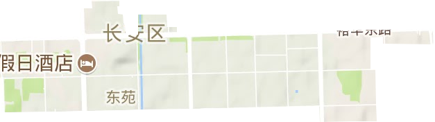 东苑街道地形地图