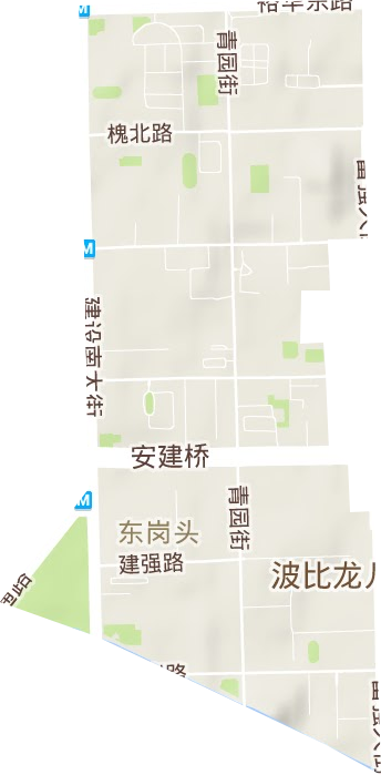 裕华路街道地形地图