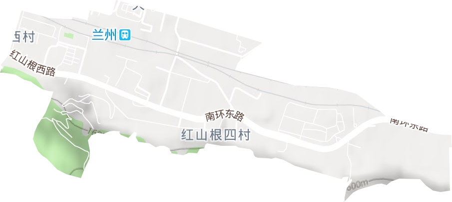 火车站街道地形地图
