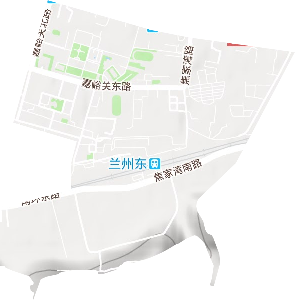 焦家湾街道地形地图