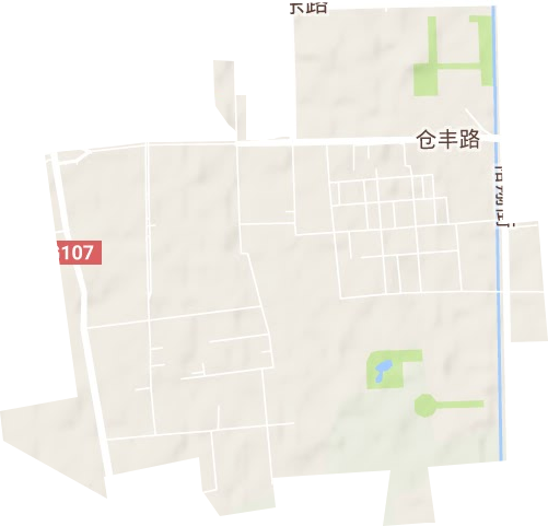 裕翔街道地形地图