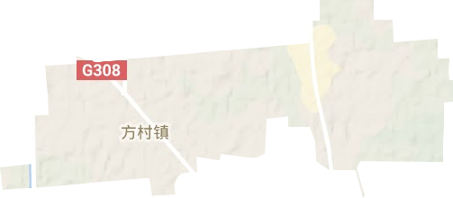 方村镇地形地图