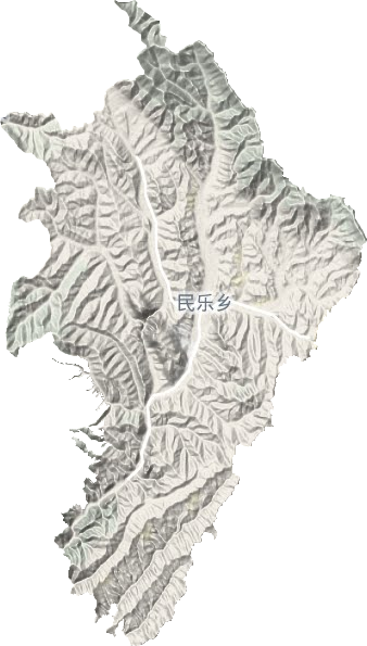 民乐乡地形地图