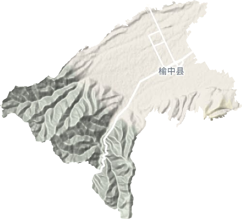 城关镇地形地图