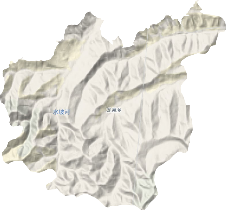 龙泉乡地形地图