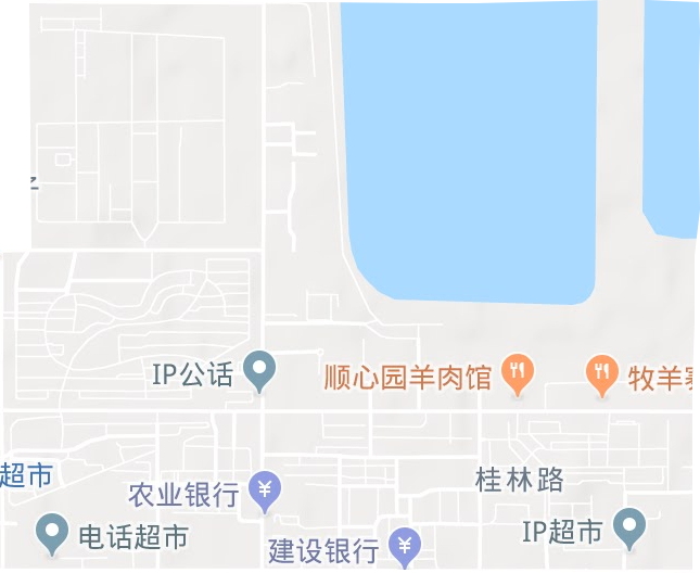 桂林路街道地形地图