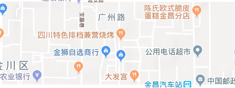 广州路街道地形地图