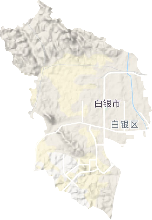 纺织路街道地形地图